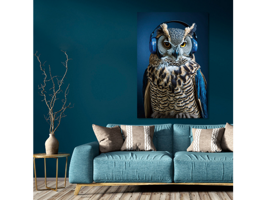 Glass Owl Wall Art