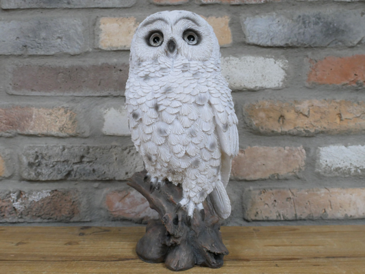 White Owl Solar Sculpture